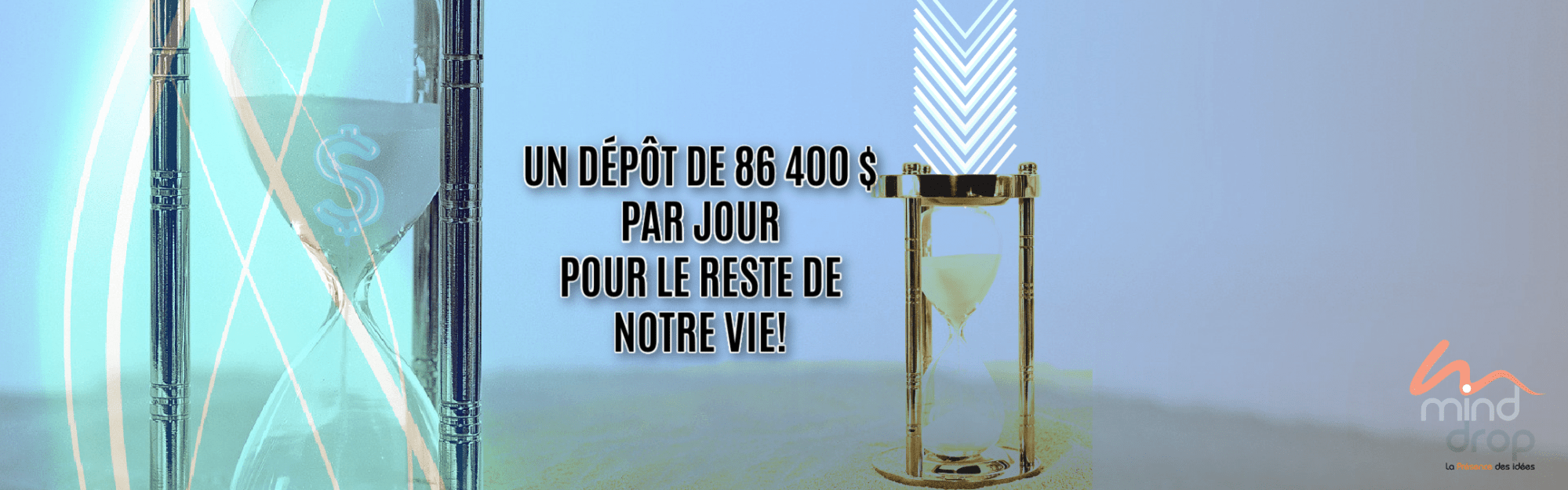 un depot de 86400 par jour
