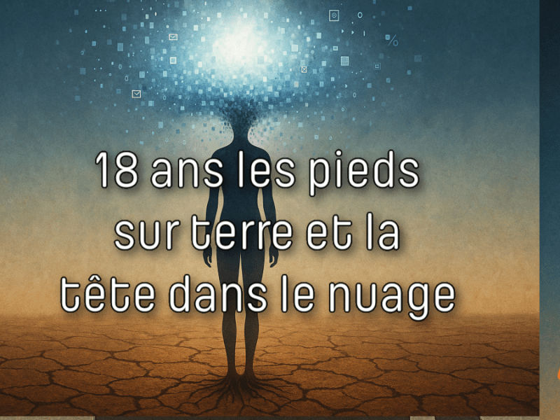 18 ans les pieds sur terre et la tête dans le&nbsp;nuage