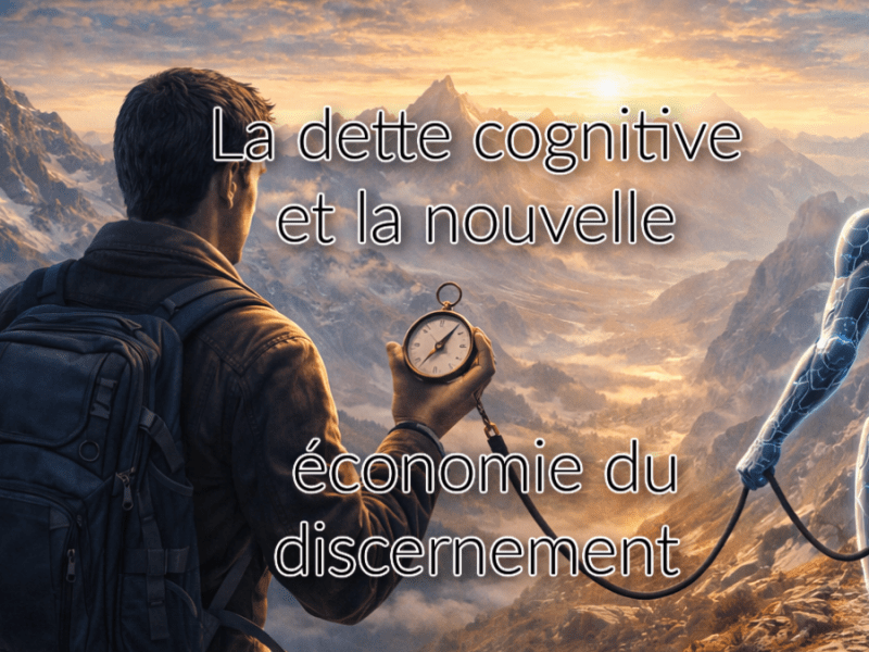 La dette cognitive et la nouvelle économie du&nbsp;discernement