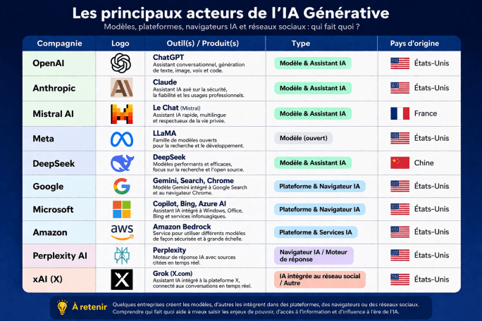 principaux jouers IAG